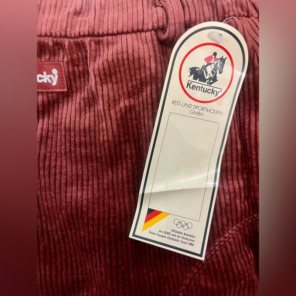 VINTAGE KENTUCKY CORDUROY BREECHES NWT